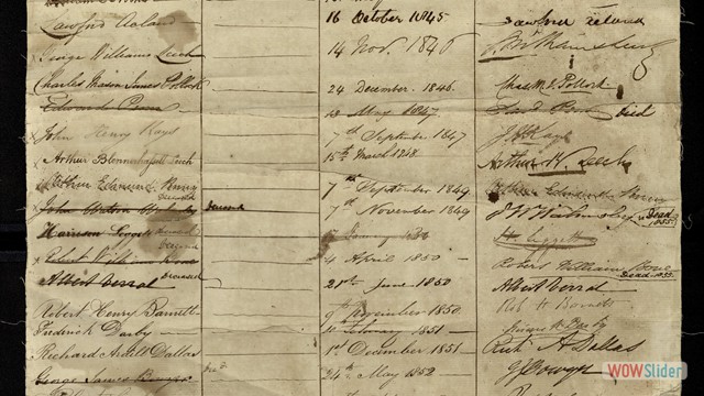 (2) 08.12.1834 - 29.01.1857